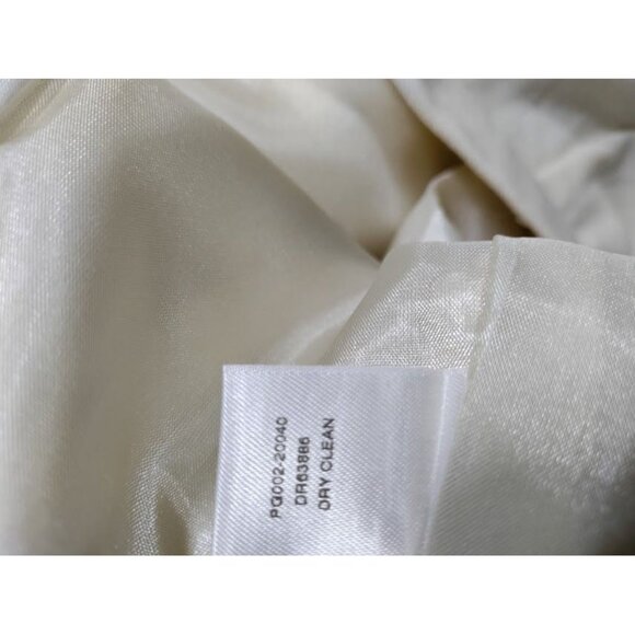 NWT Pendleton 100% Wool Pleated Front Pencil Skirt White Women's Petite Size 12 - Picture 4 of 13